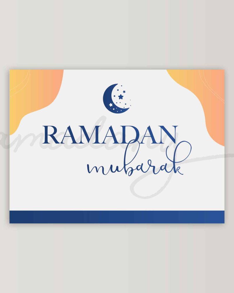 Ramadan Greeting Card Yellow