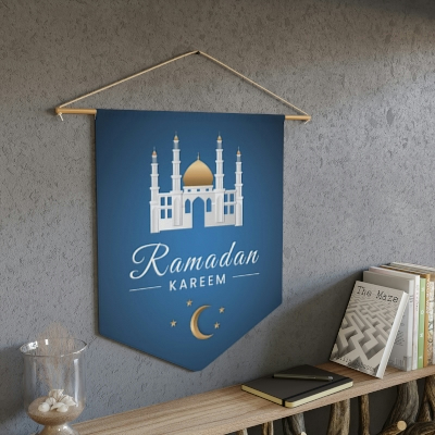Ramadan Kareem Celebration Banner Pennant Hanger